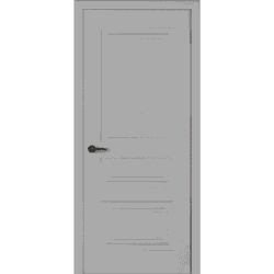 Iekšdurvis COUNTRY 3 pelēka pastele RAL 7047